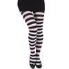 Medias Rayadas de Navidad Fiesta de Halloween Medias Rayadas Multicolor Fiesta Cosplay Disfraz Leggings