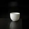 Xícara de Chá de Porcelana Branca das Dinastias Tang e Song, Xícara de Degustação de Porcelana Branca de Dehua, Conjunto de Chá Kung Fu, Xícara de Cerâmica para Beber Chá Doméstica Individual, Tang e Song