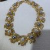 Brincos Colar Flash Diamante Pérola Folha Sensação Conjunto Outono Inverno Vestido Banquete Brincos