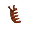 Peine de Masaje Meridian, Peine de Sándalo para Masaje de Cabeza, Peine de Siete Dientes, Peine Gua Sha para Terapia Capilar, Peine de Terapia de Cabeza de Pulpo de Sándalo, Peine de Pulpo