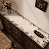 Tapete para Mesa Auxiliar Estilo Medieval, Impermeable y a Prueba de Aceite, Tapete Protector para Encimera de Mueble de TV sin Lavado, Tapete de Alto Lujo para Zapatero