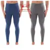 Pantalones Largos de Modal para Hombre para Otoño e Invierno, Tallas Grandes, Ropa Interior Térmica, Pantalones Calientes Forrados de Polar