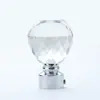 Cabezal Decorativo para Barra de Cortina Cabezal de Barra Romana Cabezal Decorativo de Cristal de Cristal Tapa Final Vintage Negro Dorado