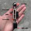 Adaptador de roda universal de pan/tilt de reposição para suporte de celular com cabeça esférica de 17 mm para 1/4 interno e externo, acessórios de conexão tipo vagem de ervilha