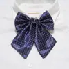 Flor de Colarinho Profissional Trabalhador de Eventos Aeromoça Banco Negócios Gravata Borboleta Roupas de Trabalho Femininas Estilo Preppy Gratuito Listrado Gravata Borboleta