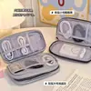 Bolsa de Almacenamiento para Viaje Bolsa de Almacenamiento de Gran Capacidad Cargador Teléfono Móvil Memoria USB Power Bank Organizador de Accesorios Digitales