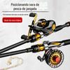 Ponte barco remar lago borda de gelo consumo remar Margem bacia de drenagem jogar micro chumbo vara de pesca de flutuação vara engatilhada carpa carpa cruciana pesca carbono posicionamento