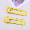 Pinza para el Cabello de Color Caramelo con Borde Ondulado Lacado, Pinza para Flequillo, Accesorio para el Cabello DIY, Pinza de Pato, Pinza de Cabeza Redonda, Pinza Bb, Materiales para Joyería