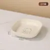 Prato de Cuspir Ossos de Desenho Animado para Casa Prato de Cuspir Ossos Doméstico Prato Resistente a Quedas Prato de Lixo para Mesa de Jantar Prato Seguro e Feliz