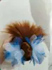 Adereço de Cabelo de Pena de Galinha para Mulheres, Novo Estilo Prendedor de Cabelo Coque, Coque Baixo, Formato de Botão de Flor, Coleção de Adereços de Cabelo Fofos para a Parte de Trás da Cabeça