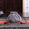 Bolsa de tela de algodón y lino de fábrica, bolsa para taza de té, bolsa para taza incorporada, paquete de viaje portátil, bolsillo, bolsa de almacenamiento para taza personal, se puede formular