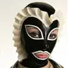 Capucha de Bondage Sexy Máscara Negra Látex Adulto Productos Sexy para Adultos Máscara Máscara de Látex Dropshipping