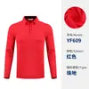 Equipe de Golfe Pedido Mínimo de 10 Peças Envio em 48 Horas Taxa de Logo Grátis Roupas Masculinas Camiseta de Manga Longa Roupas Femininas