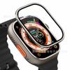 Adecuado para Apple Watch Marco Metálico Protección de Privacidad Película Templada Marco de Aleación de Aluminio Ultra Integrado