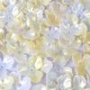 Acrílico AB Color Mágico Pétalos de Flor de Magnolia Piezas de Flor de Tres Hojas Cuentas Cargadas Pasador de Pelo DIY Pasador de Pelo Material de Cuentas Accesorios