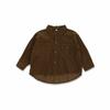 Textura salteada ~ camisa de pana para niños de primavera estilo extranjero coreano retro bebé marea versátil camisa de algodón puro