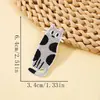 Parches de Bordado Autoadhesivos Lindos de Gato Dibujo Animado Parches Bordados por Computadora Decoración para Bolsos Accesorios para Sombreros Ropa
