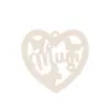 Corazón de Madera para el Día de San Valentín Transfronterizo Div con Forma de Corazón Etiquetas de Madera para el Día de la Madre Fiesta de Cumpleaños Decoración del Hogar Adornos Colgantes