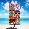 Toalla de Baño Linda para Niños y Adultos Poliéster Toalla de Natación Toalla de Playa Toalla Absorbente Gato Kt Microfibra Dibujos Animados Toalla de Baño