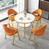 Mesa Redonda de Comedor de Madera de Caucho Estilo Nórdico con Almacenamiento de Doble Capa, Adecuada para Apartamentos Pequeños, Mesa de Comedor de Madera Maciza, Muebles de Mesa Redonda para Reuniones