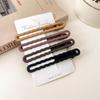 Maillard Marrón pasador lateral flequillo clip pasador clip para cabello roto tocado maquillaje lavado de cara clip especial de palabra para mujeres