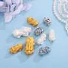 Pulseira Despertar do Leão Pixiu de Prata Pura 999 Artesanal DIY Pingente de Prata Dura 3D Acessórios de Tecelagem