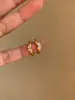 Pendientes Populares de Ojo de Caballo Doble Diamante Gota de Agua de Xiaohongshu para Mujer, Nuevo Diseño de Nicho, Pendientes Versátiles y Simples para Mujer