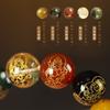 Pulsera 2024 Jie Tai Sui Dios de la Riqueza de Cinco Vías Buda Natal Pulsera del Dios de la Riqueza Cinabrio para Bodhi Pulsera de Pareja para Hombres y Mujeres
