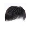Peluca de Pelo Corto para Hombre, Elegante Topper Invisible de Cabello Real para Cubrir Canas y Calvicie