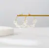 Pendientes Largos de Perla con Borlas Estilo Francés para Cara Fina Moda Elegante Perla de Imitación Pendientes Pequeños Frescos de Verano para Mujer