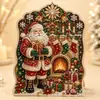 Pintura de Perlas Navideñas DIY Espejo Decorativo Adorno de Decoración para el Ambiente Festivo Fabricante Mayorista de Regalos Festivos Transfronterizos