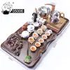 Bandeja de té para el hogar Mesa de té de madera Juego de Mar de Té grande de una sola pieza cuatro en uno soporte para estufa eléctrica automática generación