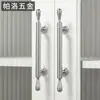 Manija de Cajón para Armario Dorada Francesa Manija de Armario Moderna Simple Plateada Galvanizada Latón Manija de Puerta Nórdica de Lujo Ligero