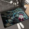 Alfombrillas de suelo con diseño de flor tridimensional 3D, para el hogar, baño, absorbentes de agua, antideslizantes, alfombrillas para pies, alfombrillas de suelo para baño, venta al por mayor