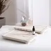 Amostras de Acessórios de Banheiro em Travertino Amarelo, Bandeja de Amostras, Sabonete Líquido para Mãos, Porta-Sabonete para Lavatório, Porta-Objetos, Frasco de Loção com Óleo Essencial