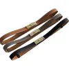 Cinto de Couro Feminino Kelly, Costurado à Mão, Elástico, Fivela Rotativa Sem Furos, Cinto Fino, Acessório Decorativo Versátil para Casacos, 1,8cm
