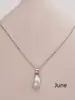 Conjunto de collar y aretes transfronterizos europeo y americano piedra de nacimiento de diciembre circonita acero inoxidable colgante de gota