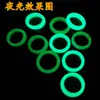 Anel de pedra luminosa artificial anel de jade falso anel de joia verde oliva anel verde feijão anel de jade atacado