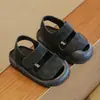 Zapatos Anticolisión para Bebé Sandalias Sencillas de Dedos para Niña Pequeña Zapatos para Niños Pequeños Sandalias Suaves de Suela para Niños y Niñas de 1 a 3 Años