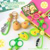 Llavero de Muñeca de Resina de Frutas y Verduras Sudorosas de Moda Personalizada Celebrante de Internet Pequeña Papa Colgante para Mochila Llavero para Llaves de Coche