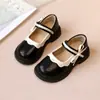 Zapatos de Princesa para Niñas 2026 Primavera Nueva Moda Zapatos de Suela Baja Individuales para Niñas Pequeñas, Zapatos de Piel para Niños Pequeños y Niños Mayores, Mocasines