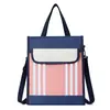 Bolsa de Tutoria para Aluno do Ensino Fundamental Bolsa de Mão Grande Espessa Bolsa para Livros de Tecido Oxford Bolsa para Aula no Contraturno Infantil Mochila de Ombro Único Transversal