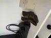 Botas de tornozelo plataforma femininas para aumentar a altura, coleção primavera/outono 2026, botas de cano único com bico fino, adequadas para combinar com saias, botas finas de salto alto