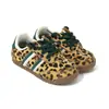 Zapatos infantiles Topstar, zapatillas para niños pequeños, zapatillas de entrenamiento alemanas para niñas, zapatillas con estampado de leopardo y floral para niños, zapatos de bebé