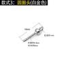 Broche Colgante de Perla Plata S925 Chapado en Oro Placa de Cuentas Broche Semilla de Melón Agujero Vertical Accesorio Joyería Colgante de Plata Piezas de Broche