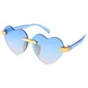 Óculos de Sol Casuais, Modernos, Versáteis, de Aparência Sofisticada em Formato de Coração, Óculos de Sol de Moda de Nicho Anti-UV 131 Bb01 9