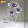 Adereços Decorativos, Flores Artificiais, Flores Simuladas, Flores Coloridas Grandes para Shoppings, Flores de Malha de Seda Prontas, Flores Feitas à Mão, Decorações Internas e Externas