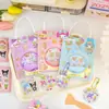 Pegatinas DIY Estampado en Caliente Anime Dibujos Animados Pegatinas para Estudiantes Material de Anime Papel de Papelería Manual Decoración Pegatinas Lindas Cuenta de Regalo Papel