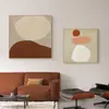 Pintura decorativa de pared de fondo para sofá minimalista nórdico, arte abstracto moderno retro, pintura colgante para porche, sala de estar estilo Instagram