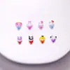 Acessórios de Arte para Unhas Cartoon Sanrio Cone de Sorvete Tridimensional Fofo Acessórios de Unha Usáveis Kuromi Kt Cat Atacado